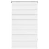 vidaXL Zebra rolgordijn 90,9 x 150 cm stofbreedte 86,7 cm wit