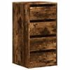 vidaXL Ladekast 40x41x76 cm bewerkt hout gerookt eikenkleurig