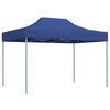 vidaXL Partytent inklapbaar 3x4 m staal blauw
