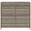 vidaXL Tuinkast 83x45x76 cm poly rattan grijs