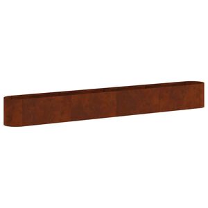 vidaXL Verhoogd Tuinbed weervast staal 360 x 40 x 40 cm