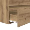 vidaXL Badkamermeubelset met lade 3 pcs Artisan Eiken Bewerkt hout
