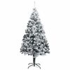 vidaXL Kunstmatig Verlichte Kerstboom met Ballenset Groen 400 cm PVC