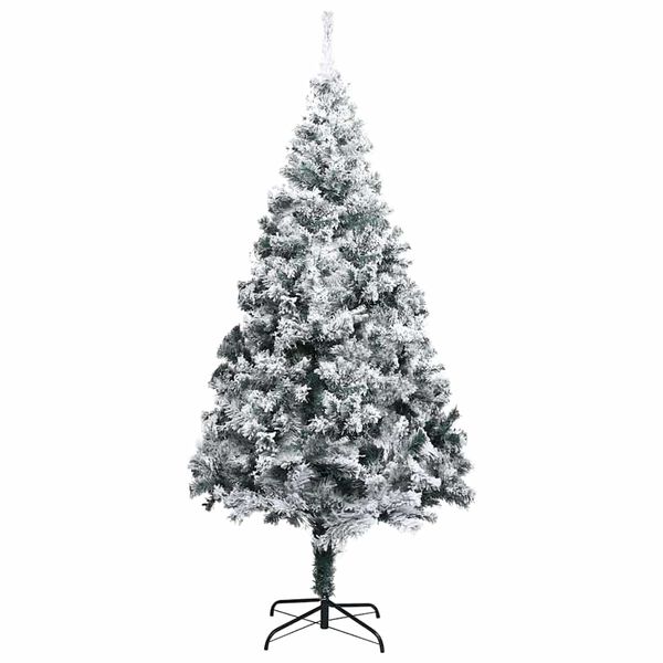 vidaXL Kunstmatig Verlichte Kerstboom met Ballenset Groen 400 cm PVC
