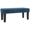 vidaXL Boxspring met matras fluweel donkerblauw 90x190 cm
