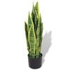 vidaXL Kunst sanseveria plant met pot 65 cm groen