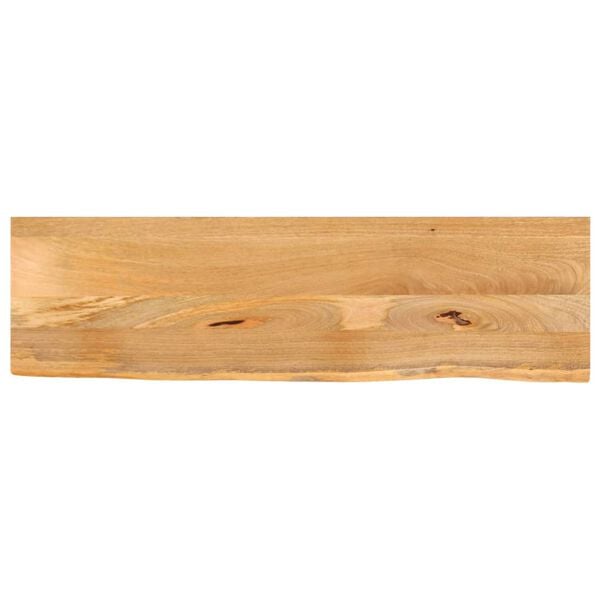 vidaXL Tafelblad met natuurlijke rand 110x40x3,8 cm massief mangohout