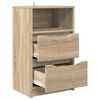 vidaXL Nachtkastjes 2 pcs Sonoma Eiken 40 x 30 x 467 cm Bewerkt hout