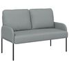 vidaXL Banken met kussen 110cm Lichtgrijs Multiplex