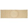 vidaXL Gebied Tapijt Wit 60 x 300 cm Jute