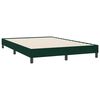 vidaXL Boxspring zonder matras fluweel donkergroen 160x220 cm