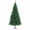 vidaXL Kunstkerstboom Groen 300 cm PVC en Metaal en Plastic