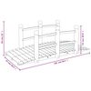 vidaXL Tuinbrug met leuningen 150x67x56 cm massief vurenhout