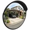 vidaXL Buiten Convex Verkeersspiegel Zwart &Oslash;45 cm Polycarbonaat