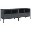 vidaXL Tv-meubelen 2 st 68x39x50,5 cm staal antracietkleurig