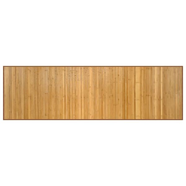 vidaXL Vloerkleed rechthoekig 60x200 cm bamboe naturel