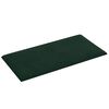 vidaXL Wandhoofdbord 12 pcs Donkergroen 30 x 15 cm Fluweel