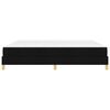 vidaXL Boxspringbed met matras Zwart 200 x 200 cm Stof