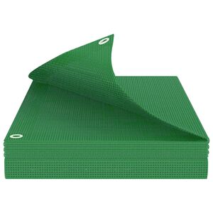 vidaXL Zeil met Oogjes Groen 4 x 5 m 140 gsm PE
