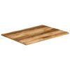 vidaXL Tafelblad met natuurlijke rand 110x80x2,5 cm massief mangohout