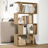 vidaXL Kamerscherm / boekenkast 4-laags 70x24x129 cm hout artisanaal