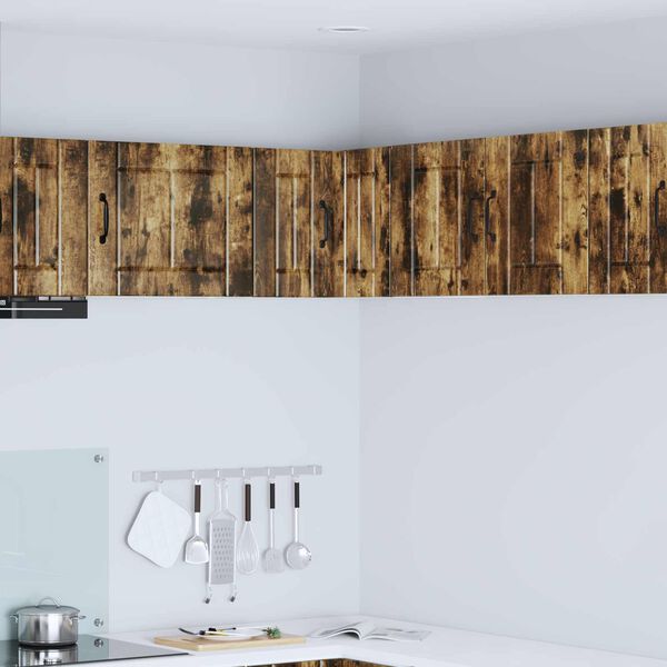 vidaXL Keukenkast Gerookt eiken 57 x 57 x 40 cm Bewerkt hout