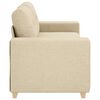 vidaXL Loveseat Bank Cr&egrave;me 180x77x82 cm Stof