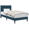 vidaXL Bedframe met hoofdeinde Blauw 100 x 200 cm Fluweel