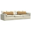 vidaXL Sofa Kussens 2 stuks Bruin 120 x 40 cm Cordstof