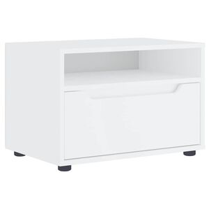 vidaXL Tv-meubel VISNES 60x40x38 cm bewerkt hout wit
