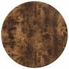vidaXL Tafelblad &Oslash; 30 x 1,5 cm Rond Bewerkt hout Gerookt eiken