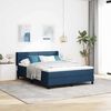 vidaXL Boxspringbed met matras Donkerblauw 200 x 160 cm Stof