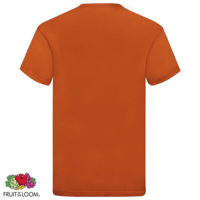 Fruit of the Loom T-shirts Original 5 st XXL katoen oranje