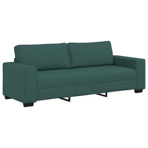 vidaXL 3-zitsbank donkergroen 220x77x82 cm stof
