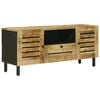 vidaXL Opslagkasten Naturel 105 x 33 x 46 cm Massief Mango Hout