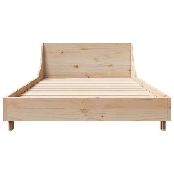 vidaXL Bedframe zonder matras massief grenenhout 90x190 cm