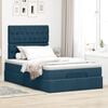 vidaXL Ottoman bed met matrassen en LED's 120x190cm fluweel