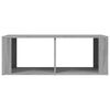 vidaXL Salontafel 100x50x36 cm bewerkt hout grijs sonoma eikenkleurig