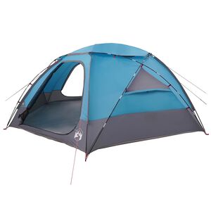 vidaXL Koepeltent met Verwijderbare Regenkap Blauw 12-Persoons
