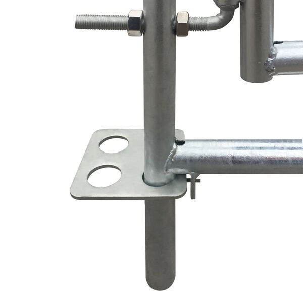 vidaXL Schaapskooi 4 panelen 183x183x92 cm gegalvaniseerd staal