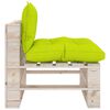 vidaXL 6-delige Loungeset met kussens pallet grenenhout
