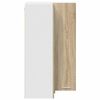 vidaXL Hangkast Sonoma Eik en Wit 57 x 57 x 100 cm Bewerkt hout