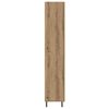 vidaXL Hoge kast met lade 2 pcs Artisan Eiken Geengineerd Hout en Glas