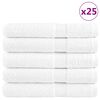 vidaXL Handdoeken SOLUND 25 st 600 g/m&sup2; 100x200cm wit