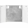 vidaXL Dartbord Kabinet ARNHEM Betongrijs 52,5 x 10,5 x 53,5 cm