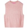 Kinderspencer gebreid 104 lichtroze
