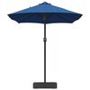 vidaXL Tuinparasol Azurblauw 385 x 209 x 244 cm Polyester