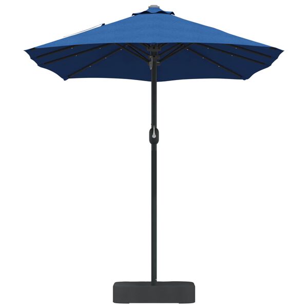 vidaXL Tuinparasol Azurblauw 385 x 209 x 244 cm Polyester
