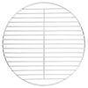 vidaXL Barbecuerooster rond &Oslash;34,5 cm 304 roestvrij staal