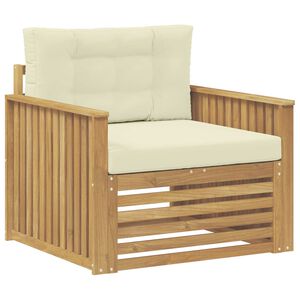 vidaXL Tuinbank Polyester Wit